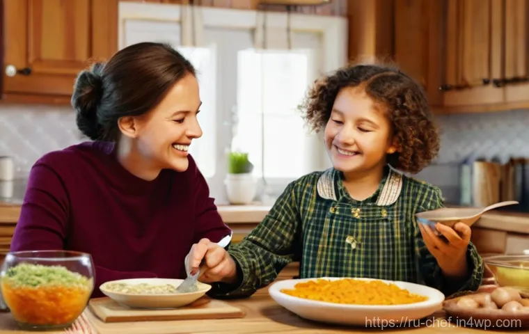 원팟 요리의 경제적인 장점 - **Prompt:** A cozy, modern kitchen with warm lighting. A casually dressed woman in her late 30s, wit...